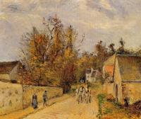 Pissarro, Camille - The Stage on the Road from Ennery to l'Hermigate, Pontoise